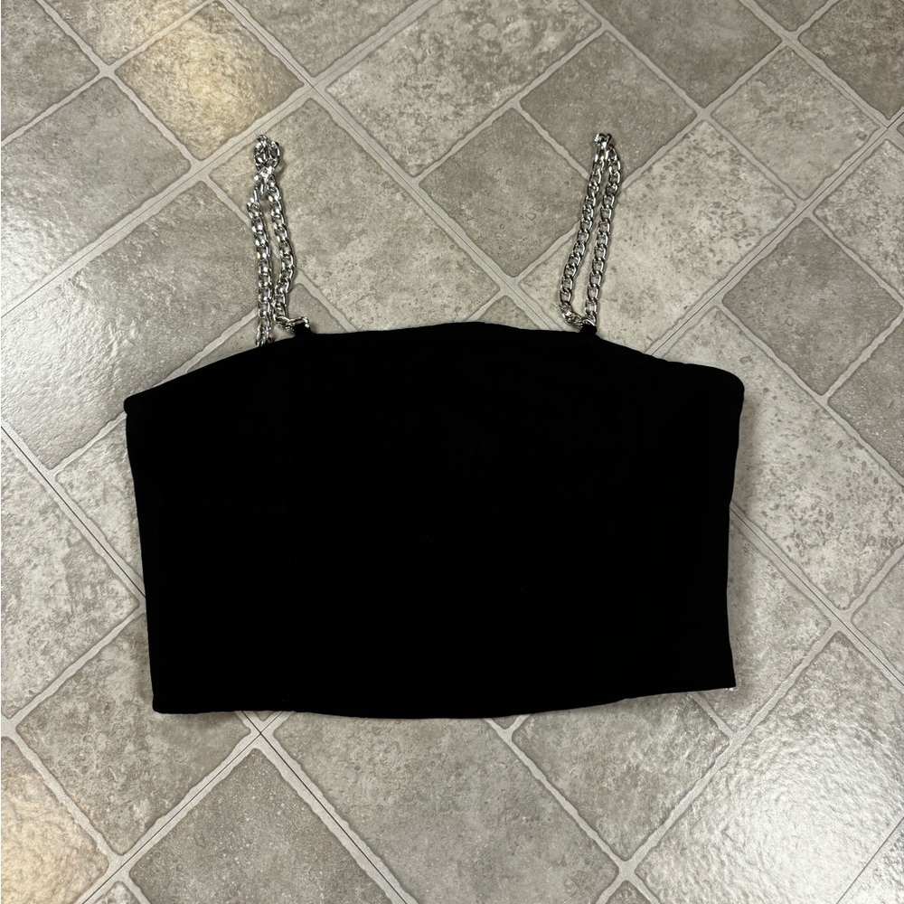 Missguided Chain Strap Top